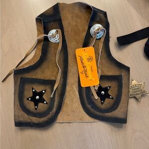 Rockmount Ranch Wear Kids Cowboy Vest with Star Accents